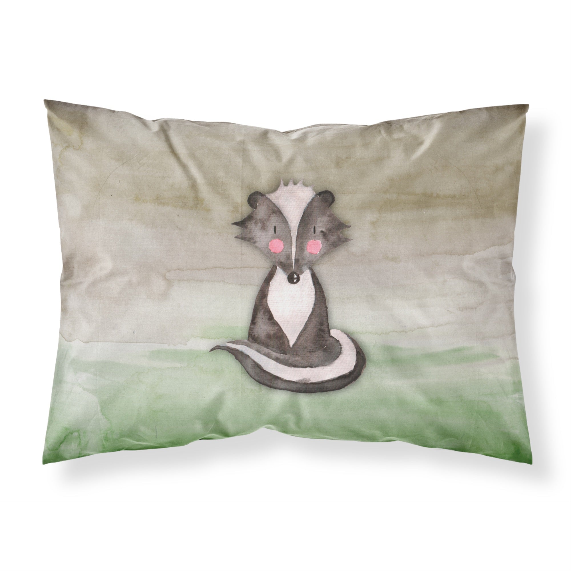 Caroline'S Treasures Badger Watercolor Pillowcase Standard Multicolor