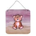 CarolineS Treasures Bear Cub Watercolor Metal Print, 6 Inch  Inch  X 6 Inch  Inch , Multicolor
