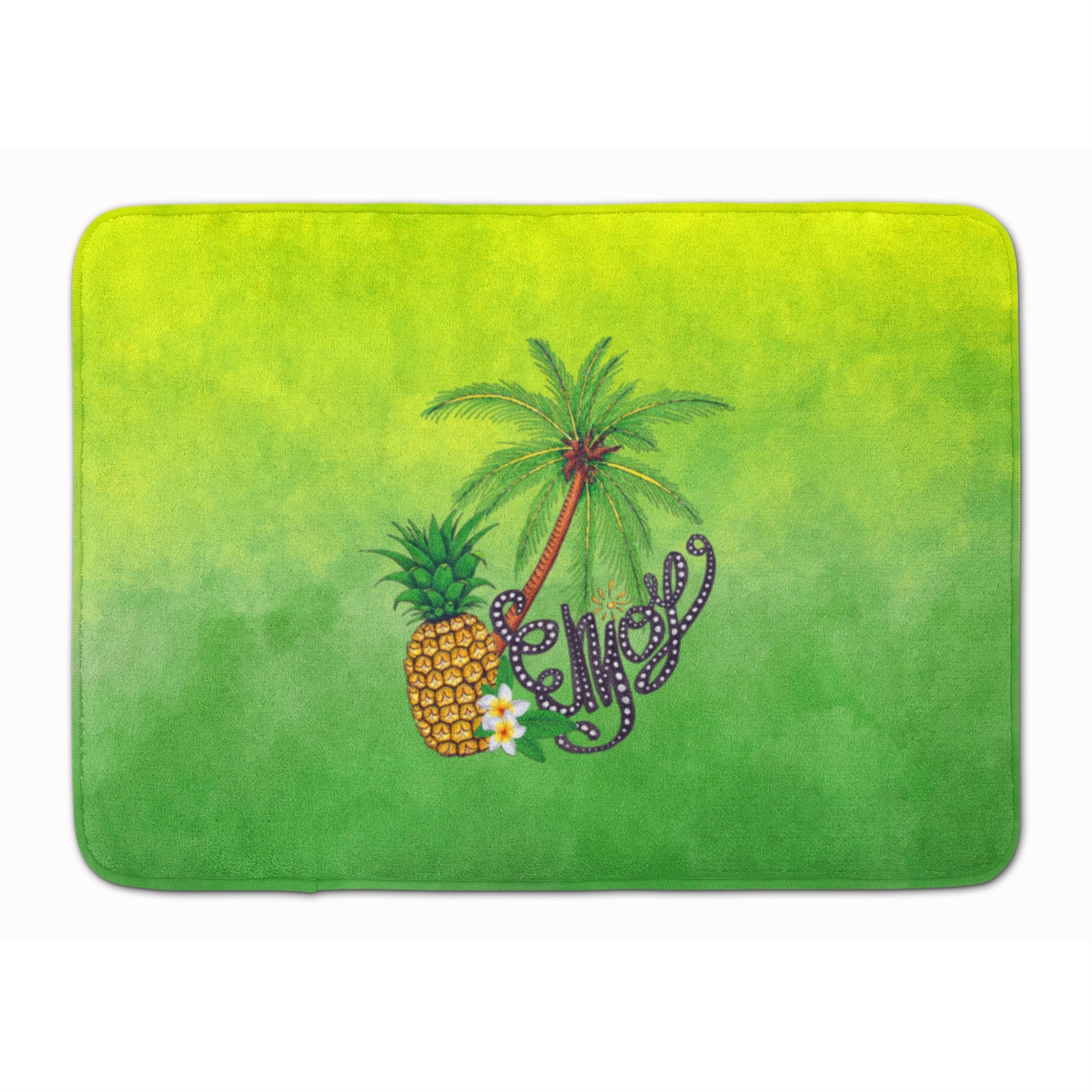 Carolines Treasures Summer Enjoy Machine Washable Memory Foam Mat doormats, Multicolor