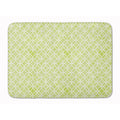 Carolines Treasures Geometric Circles on Green Watercolor Floor Mat, 19 H x 27 W, Multicolor