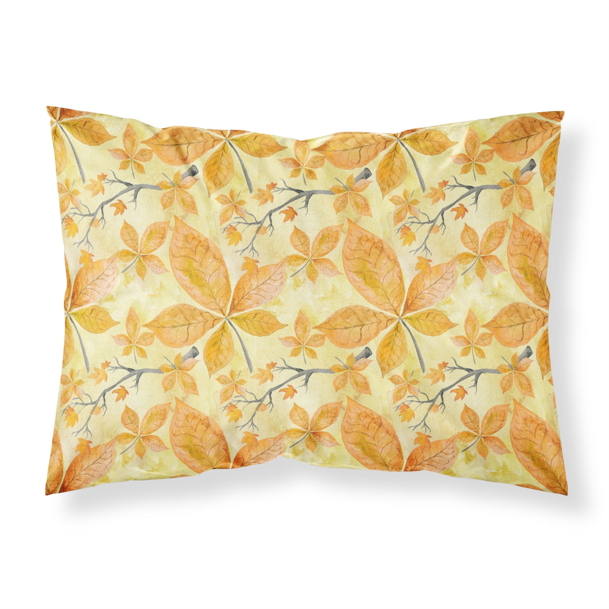 'Caroline'S Treasures Fall Leaves And Branches Pillowcase, Standard, Multicolor'