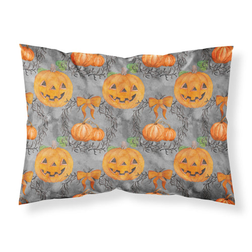 'Caroline'S Treasures ''Watecolor Halloween Pumpkins'' Printed, Polyester Envelope Closure Pillowcase, Standard, Multicolor