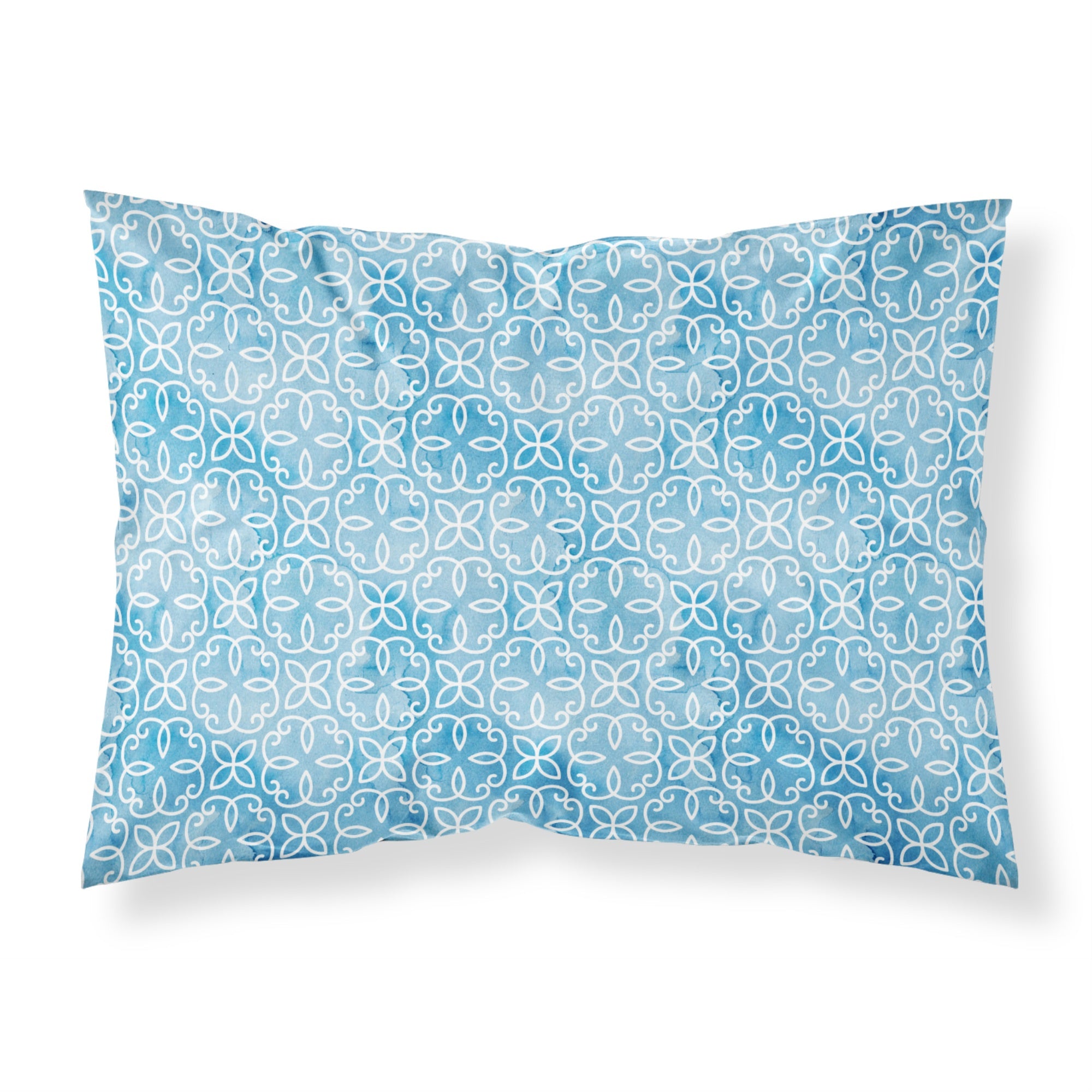 'Caroline'S Treasures Watercolor Geometric Circle On Blue Pillowcase, Standard, Multicolor'