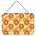 CarolineS Treasures Watercolor Just Donuts Metal Print, 8 Inch  Inch  H X 12 Inch  Inch  W, Multicolor