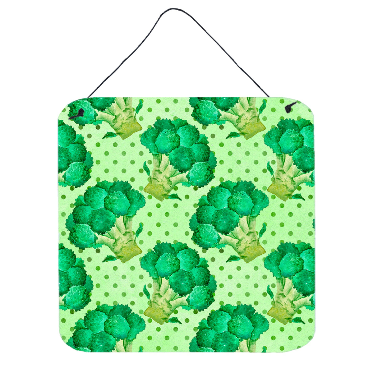 CarolineS Treasures Watercolor Broccoli Metal Print, 6 Inch  Inch  H X 6 Inch  Inch  W, Multicolor