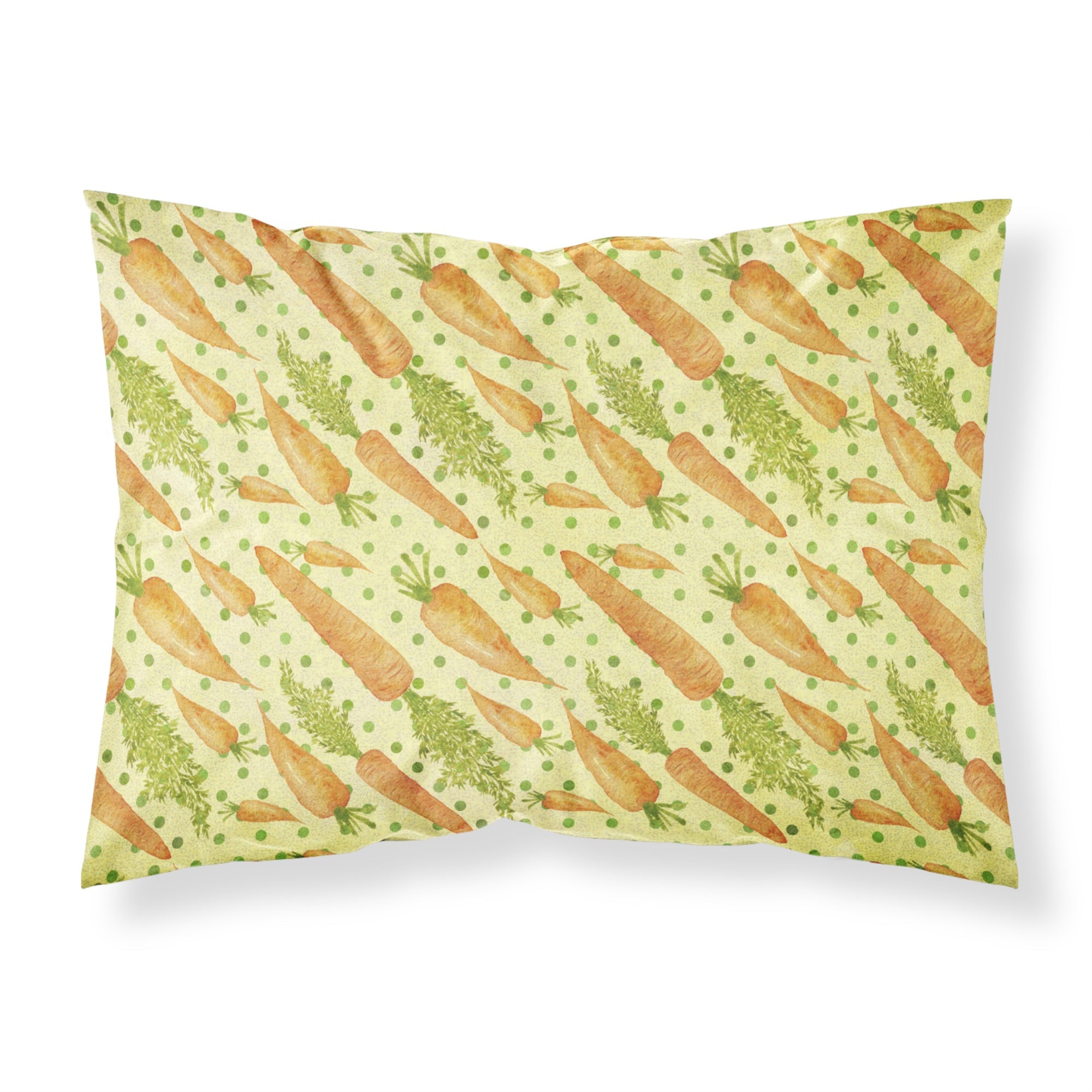 Caroline'S Treasures Watercolor Carrots Pillowcase Standard Multicolor