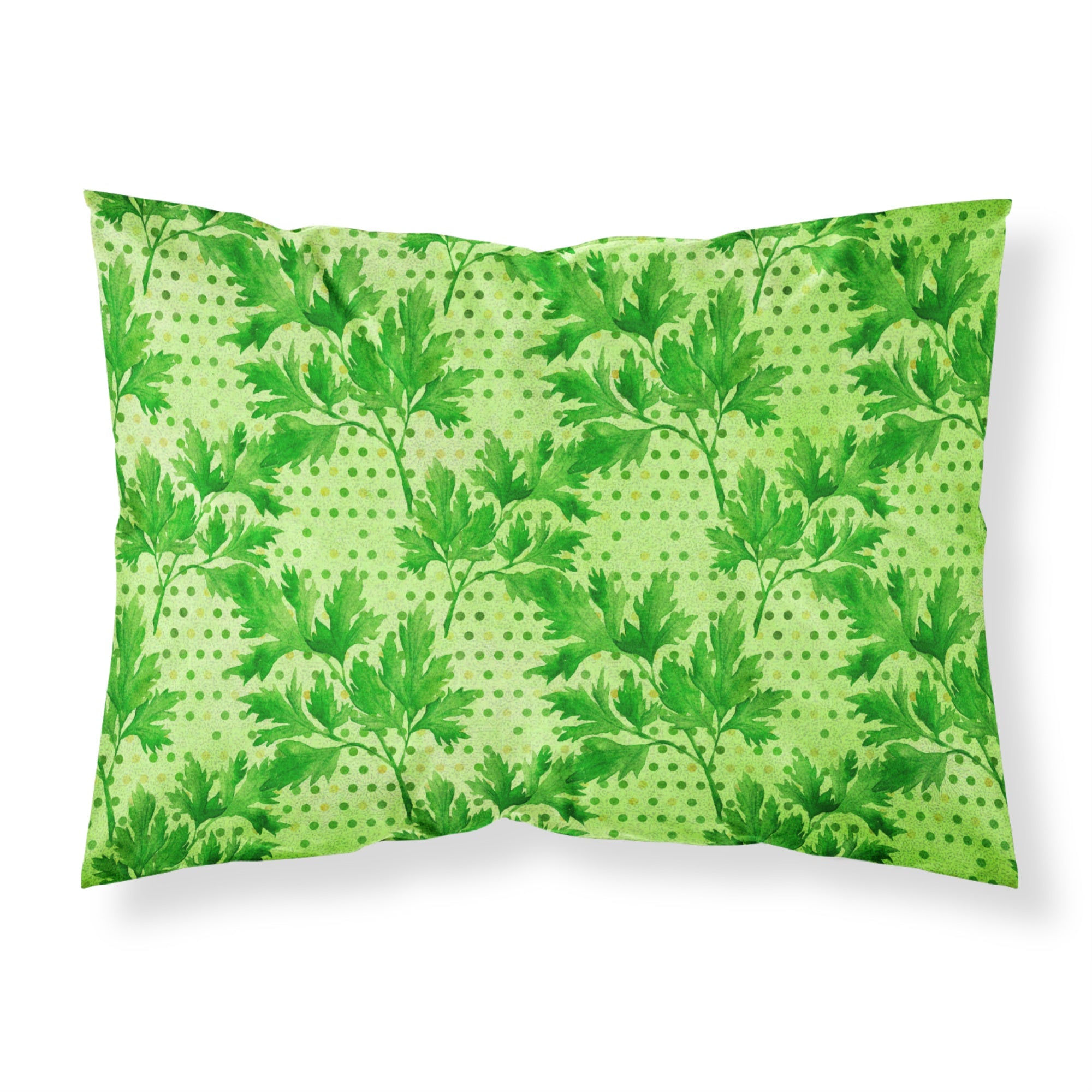 Caroline'S Treasures Watercolor Parsley Pillowcase Standard Multicolor