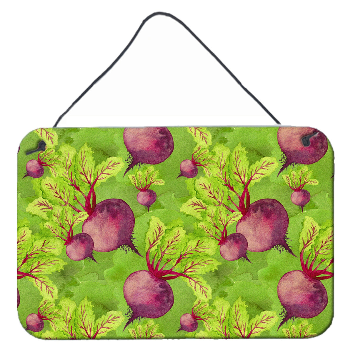 CarolineS Treasures Watercolor Radishes Metal Print, 8 Inch  Inch  H X 12 Inch  Inch  W, Multicolor