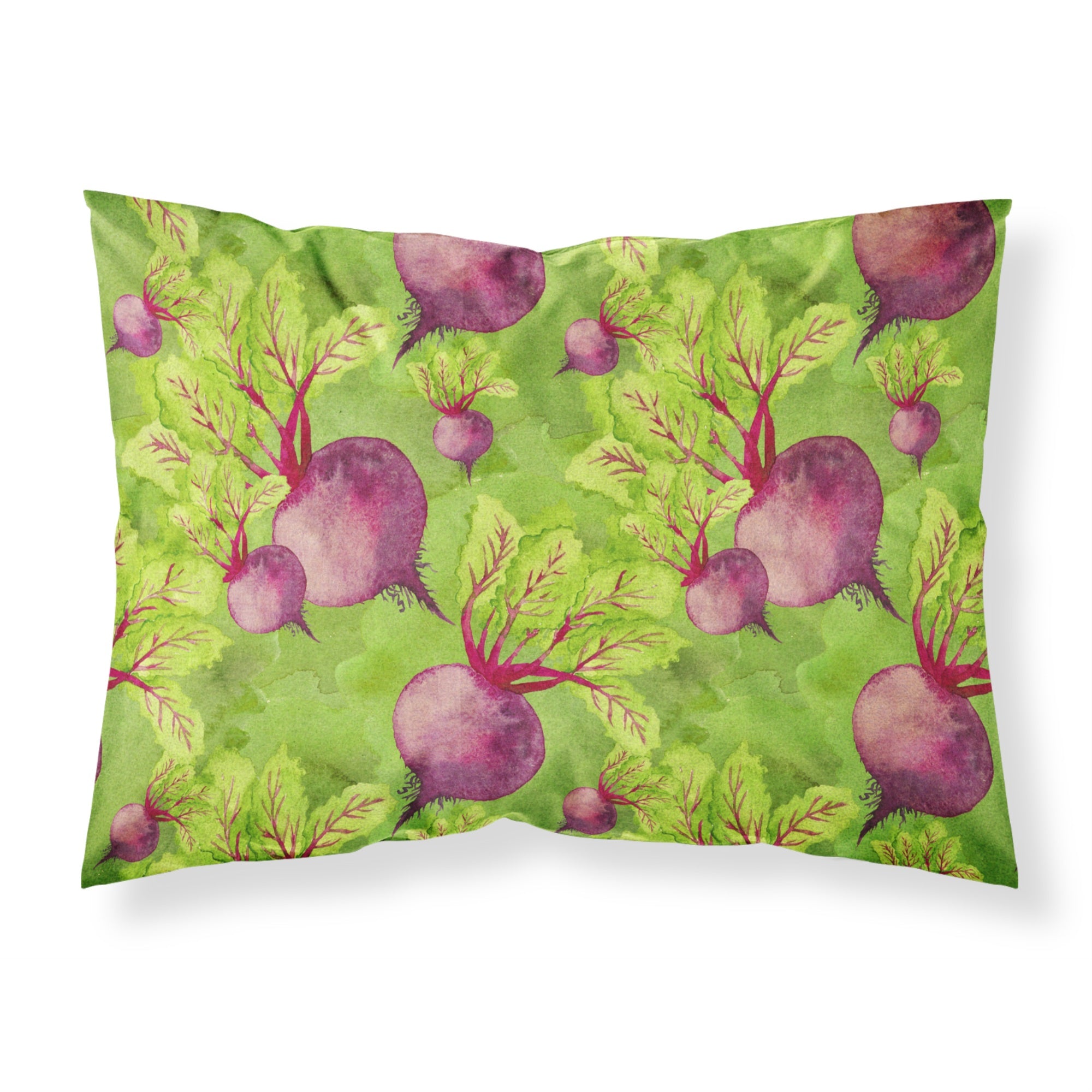 'Caroline'S Treasures ''Watercolor Raddishes'' Printed, Polyester Envelope Closure Pillowcase, Standard, Multicolor'