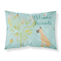 'Caroline'S Treasures Welcome Friends Ears Fawn Dane Cropped Pillowcase, Standard'