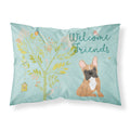 'Caroline'S Treasures Welcome Friends Fawn French Bulldog Pillowcase, Standard'