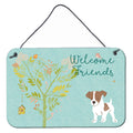 CarolineS Treasures Friends Terrier Welcome Jack Russell Puppy Metal Print, 8Hx12W, Multicolor