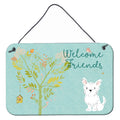 CarolineS Treasures Welcome Friends Westie Metal Print, 8Hx12W, Multicolor
