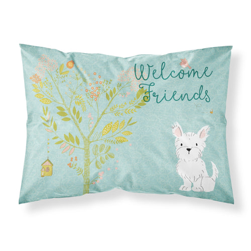 'Caroline'S Treasures Welcome Friends Westie Pillowcase, Standard'