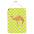CarolineS Treasures Arabian Camel Dromedary Green Metal Print, 16Hx12W, Multicolor
