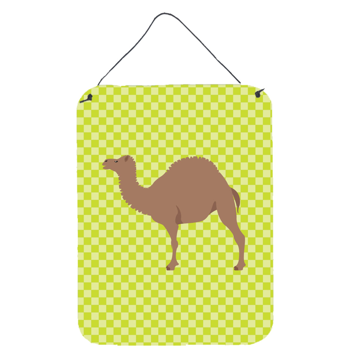 CarolineS Treasures F1 Hybrid Camel Green Metal Print, 16Hx12W, Multicolor