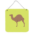 CarolineS Treasures Green F1 Hybrid Camel Metal Print, 6 Inch  Inch  H X 6 Inch  Inch  W