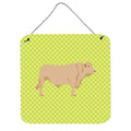 CarolineS Treasures Green Charolais Cow Metal Print, 6Hx6W