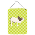 CarolineS Treasures Malvi Cow Green Metal Print, 16Hx12W, Multicolor