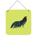 CarolineS Treasures Green Sumatra Chicken Metal Print, 6Hx6W