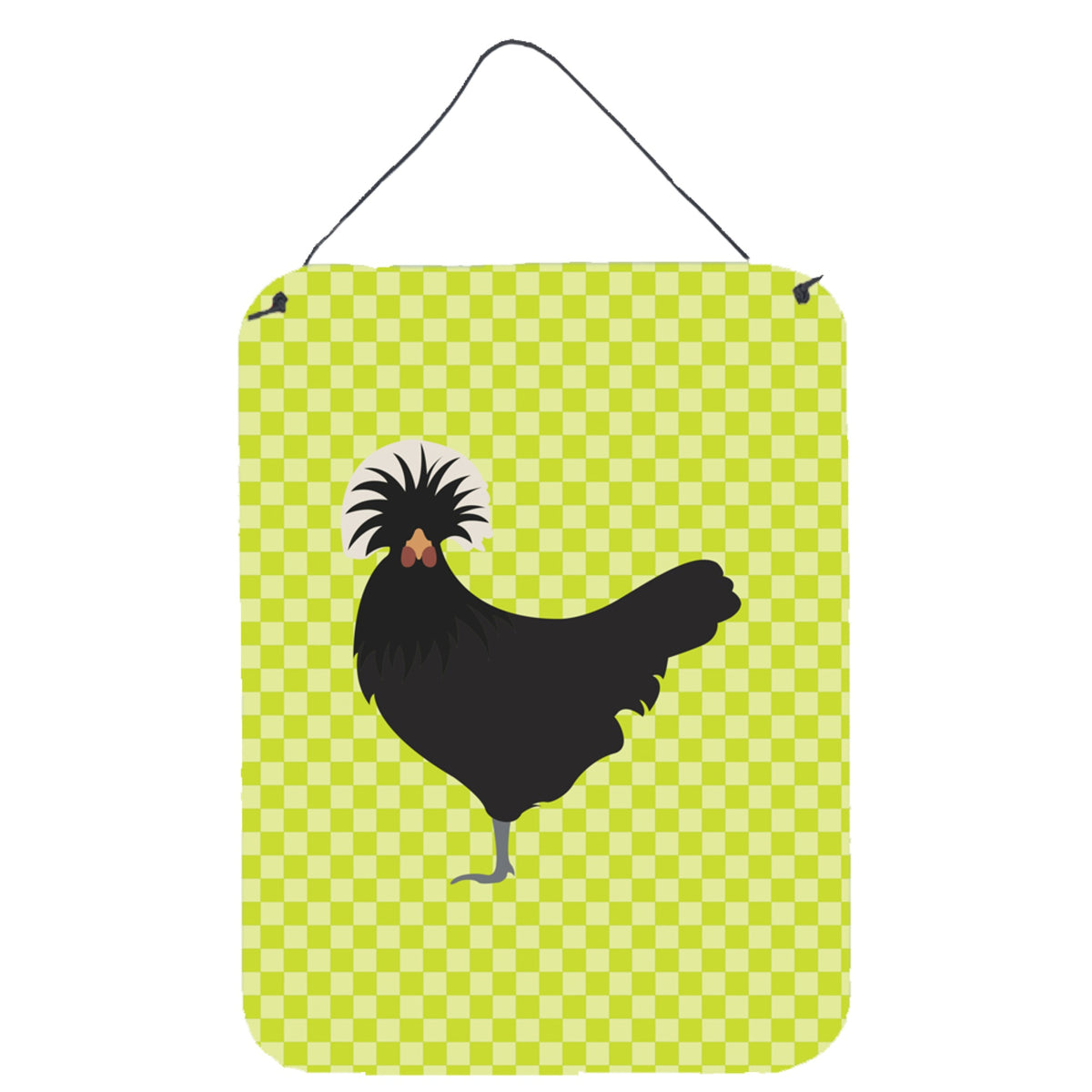 CarolineS Treasures Polish Poland Chicken Green Metal Print, 16Hx12W, Multicolor