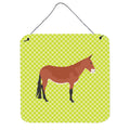 CarolineS Treasures Green Mule Metal Print, 6Hx6W