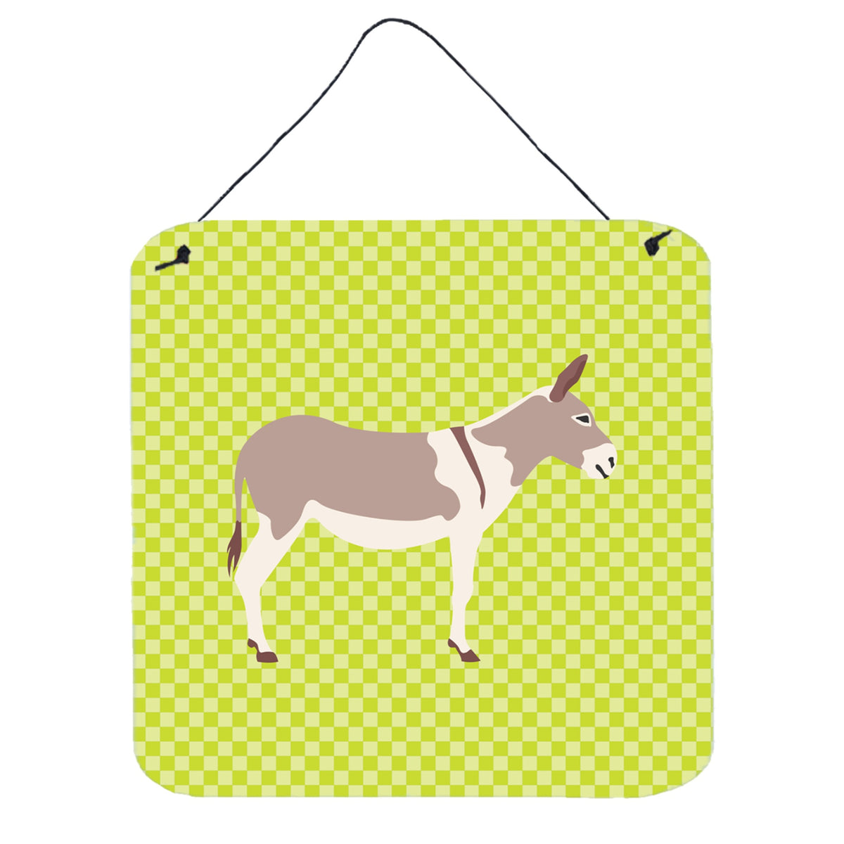 CarolineS Treasures Green Australian Teamster Donkey Metal Print, 6Hx6W