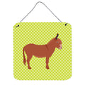 CarolineS Treasures Green Irish Donkey Metal Print, 6 Inch  Inch  H X 6 Inch  Inch  W