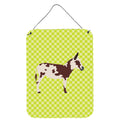 CarolineS Treasures American Spotted Donkey Green Metal Print, 16Hx12W, Multicolor