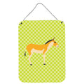 CarolineS Treasures Turkmenian Kulan Donkey Green Metal Print, 16Hx12W, Multicolor