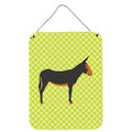 CarolineS Treasures Catalan Donkey Green Metal Print, 16Hx12W, Multicolor