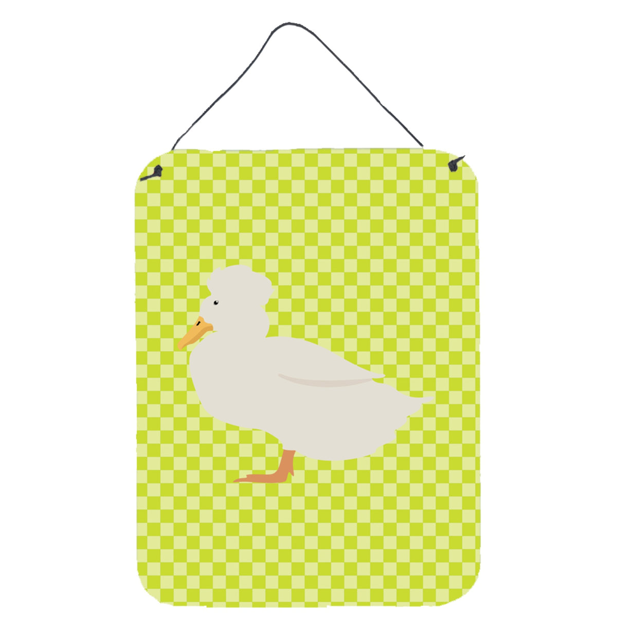 CarolineS Treasures Crested Duck Green Metal Print, 16Hx12W, Multicolor