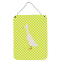 CarolineS Treasures Bali Duck Green Metal Print, 16Hx12W, Multicolor