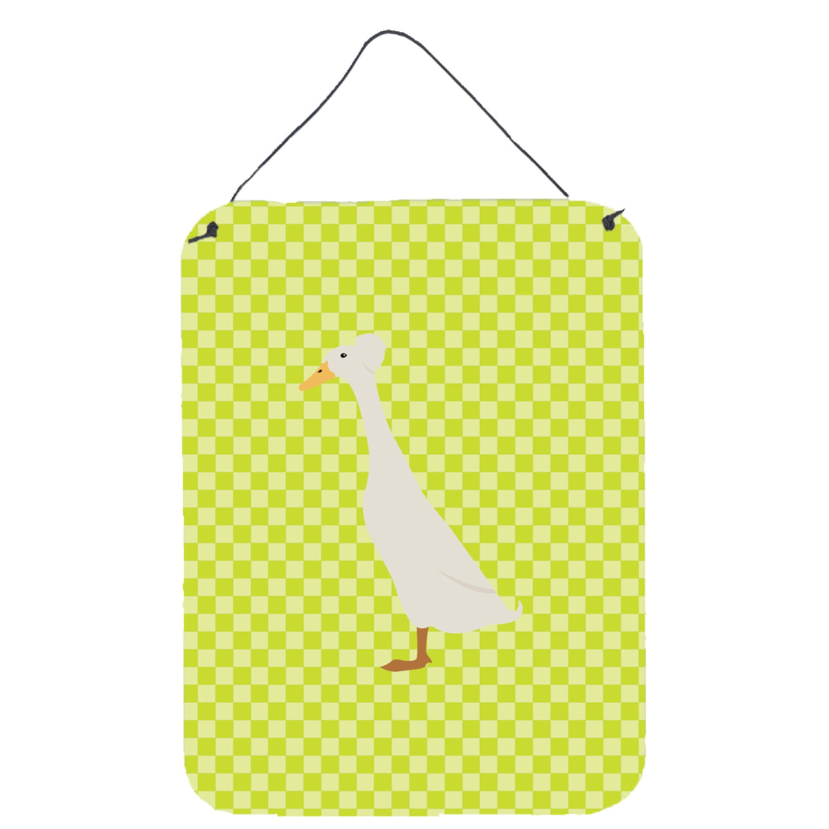 CarolineS Treasures Bali Duck Green Metal Print, 16Hx12W, Multicolor