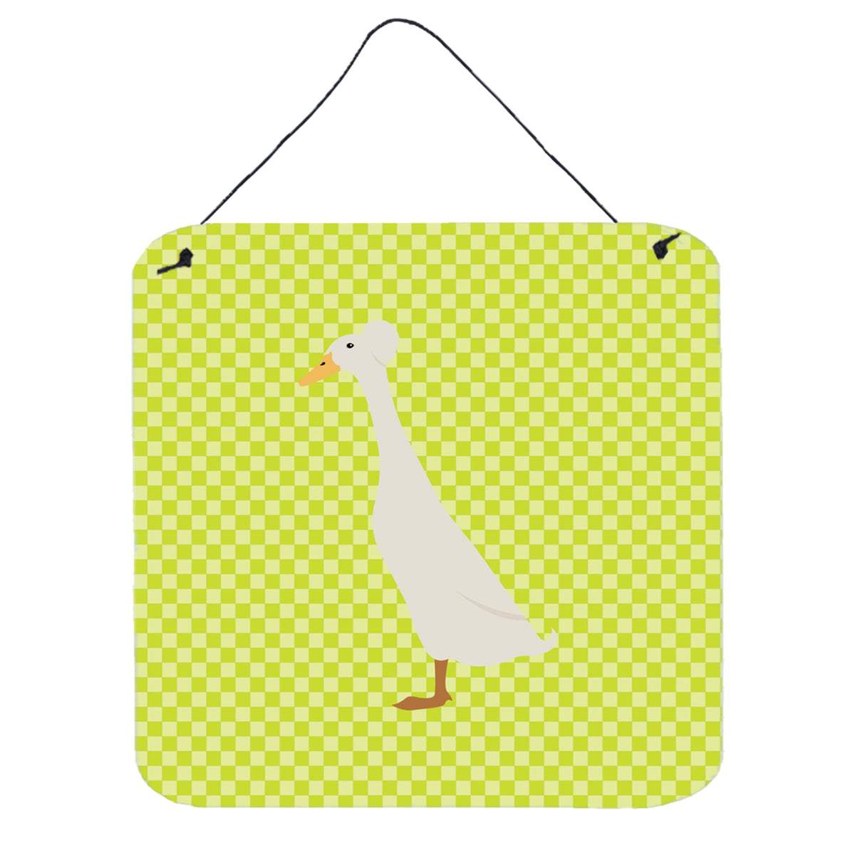CarolineS Treasures Green Bali Duck Metal Print, 6 Inch  Inch  H X 6 Inch  Inch  W
