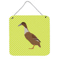 CarolineS Treasures Green Dutch Hook Bill Duck Metal Print, 6 Inch  Inch  H X 6 Inch  Inch  W