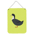CarolineS Treasures Blue Swedish Duck Green Metal Print, 16Hx12W, Multicolor