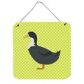 CarolineS Treasures Green Blue Swedish Duck Metal Print, 6 Inch  Inch  H X 6 Inch  Inch  W