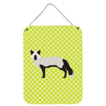 CarolineS Treasures Silver Fox Green Metal Print, 16Hx12W, Multicolor