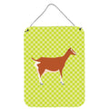 CarolineS Treasures Toggenburger Goat Green Metal Print, 16Hx12W, Multicolor