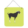 CarolineS Treasures Green Black Bengal Goat Metal Print, 6Hx6W