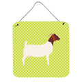 CarolineS Treasures Green Boer Goat Metal Print, 6 Inch  Inch  H X 6 Inch  Inch  W