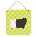 CarolineS Treasures Green Welsh Blacknecked Goat Metal Print, 6Hx6W