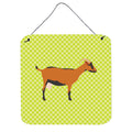 CarolineS Treasures Green Oberhasli Goat Metal Print, 6Hx6W