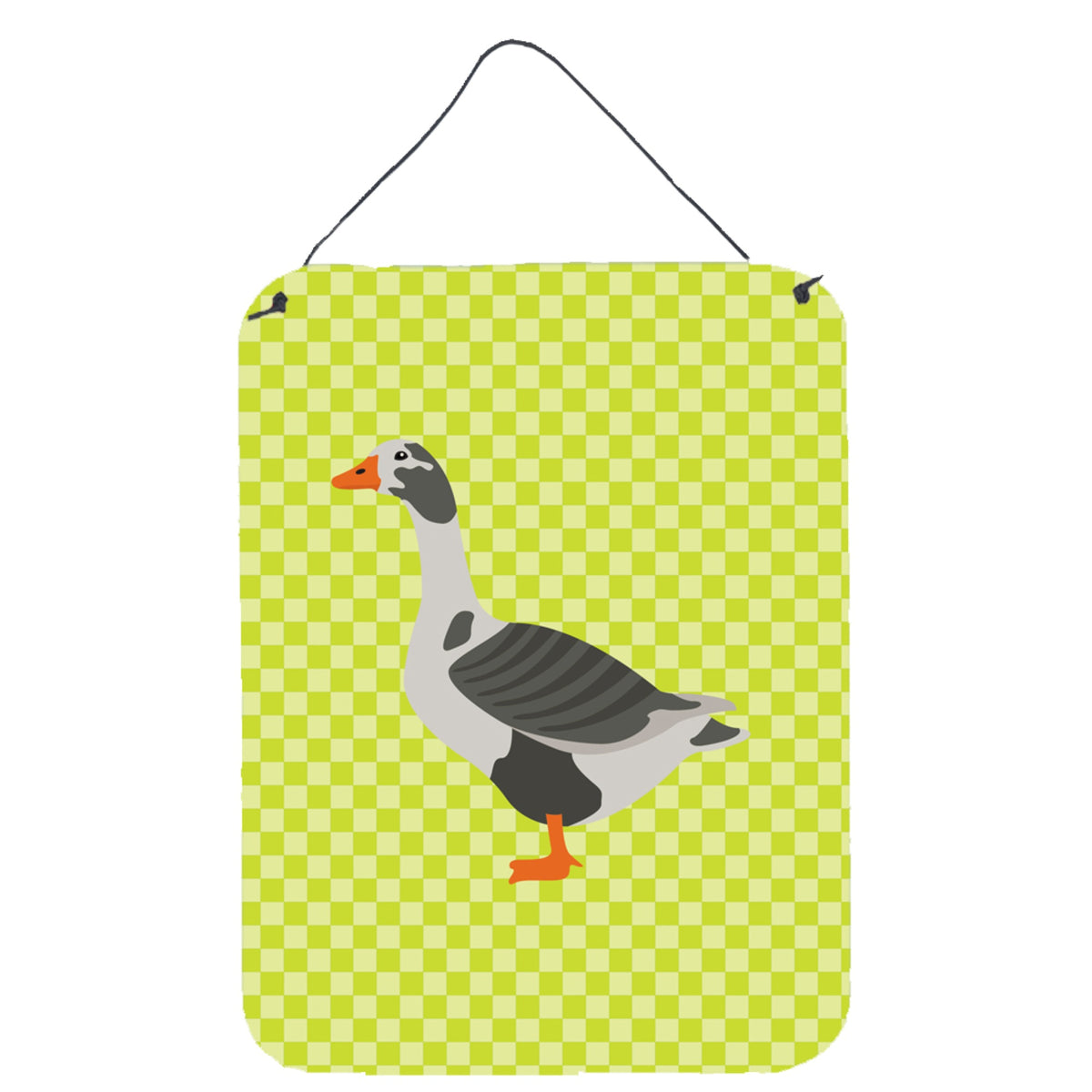 CarolineS Treasures West Of England Goose Green Metal Print, 16Hx12W, Multicolor