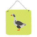 CarolineS Treasures Green West Of England Goose Metal Print, 6Hx6W