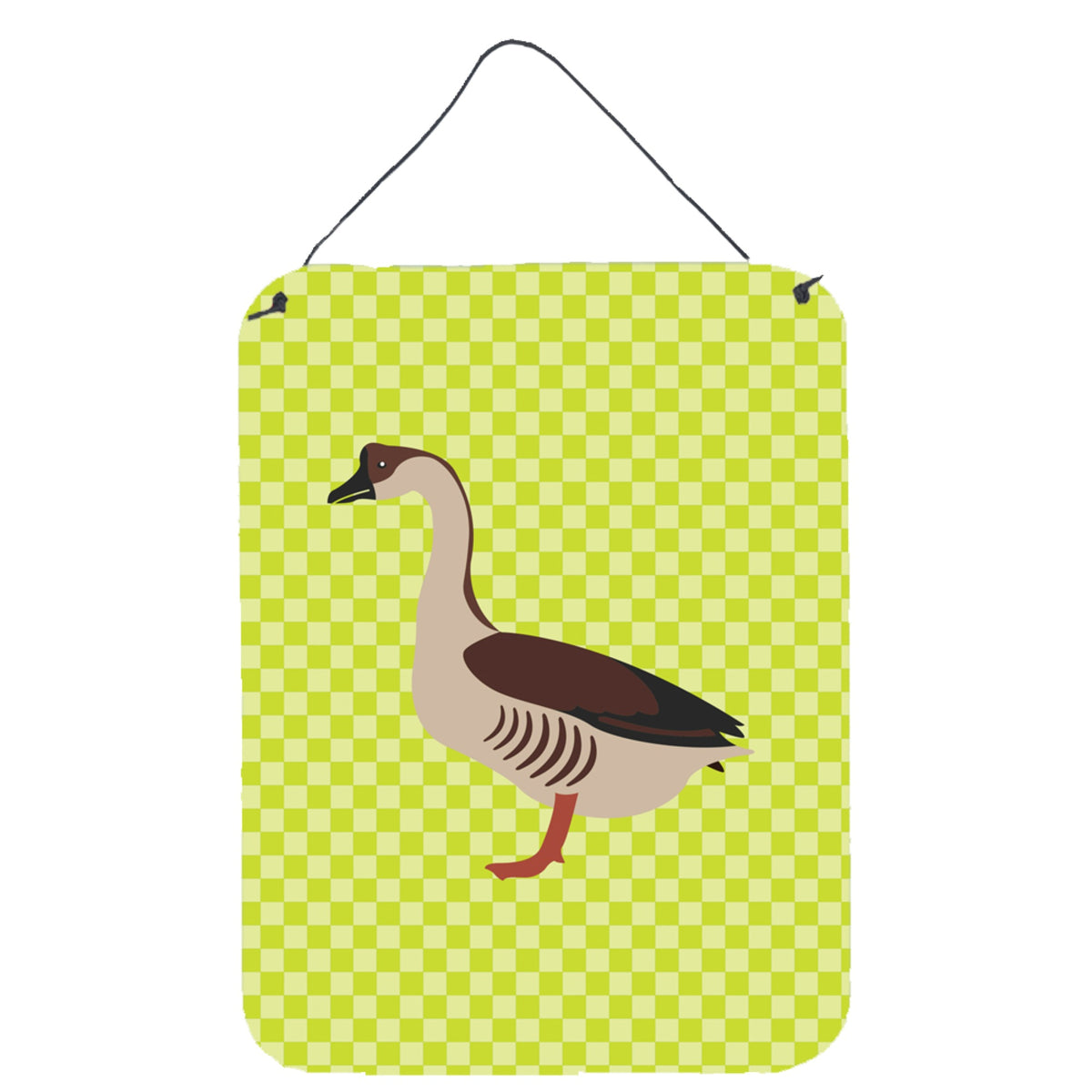 CarolineS Treasures Chinese Goose Green Metal Print, 16Hx12W, Multicolor