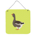 CarolineS Treasures Green Toulouse Goose Metal Print, 6 Inch  Inch  H X 6 Inch  Inch  W