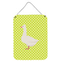 CarolineS Treasures Roman Goose Green Metal Print, 16Hx12W, Multicolor