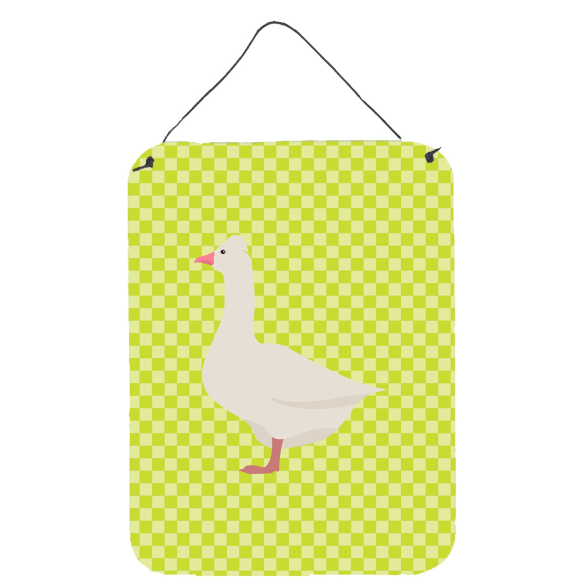 CarolineS Treasures Roman Goose Green Metal Print, 16Hx12W, Multicolor